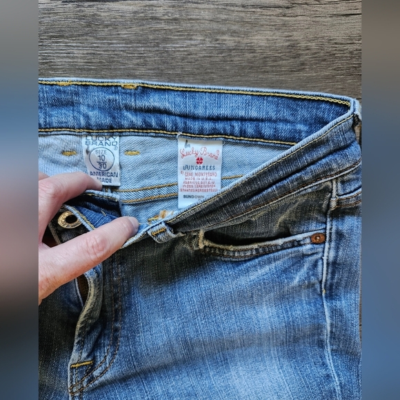 Lucky Brand Y2k Dungarees Sundown Denim Jeans - Picture 6 of 6